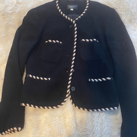 Chic Black Jacket ABS 8 Blazer Coat - Picture 10 of 10